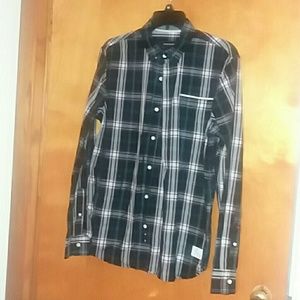 Men's Size Small Adam Levine Plaid Button down